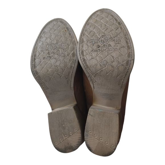 Circle G Women's Cutout 5" Round Toe Western Ankle Boots Brown 7.5 - Picture 7 of 8